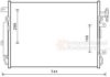VAN WEZEL 02005217 Condenser, air conditioning